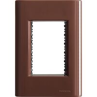 [57200060] TAPA 3 PUESTOS 4X2 GIZ MADERA SOFT TOUCH