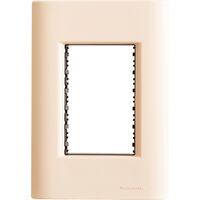 [57200068] TAPA 3 PUESTOS 4X2 GIZ NUDE ST SOFT TOUCH