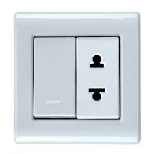 [57304014] CONJUNTO ARMADO SOBREPONER INTERRUPTOR SIMPLE + TOMACORRIENTE 2P UNIVERSAL BLANCO LIZFLEX